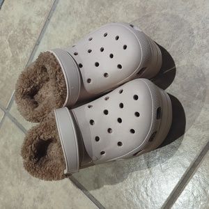 Platform Furry Clogs